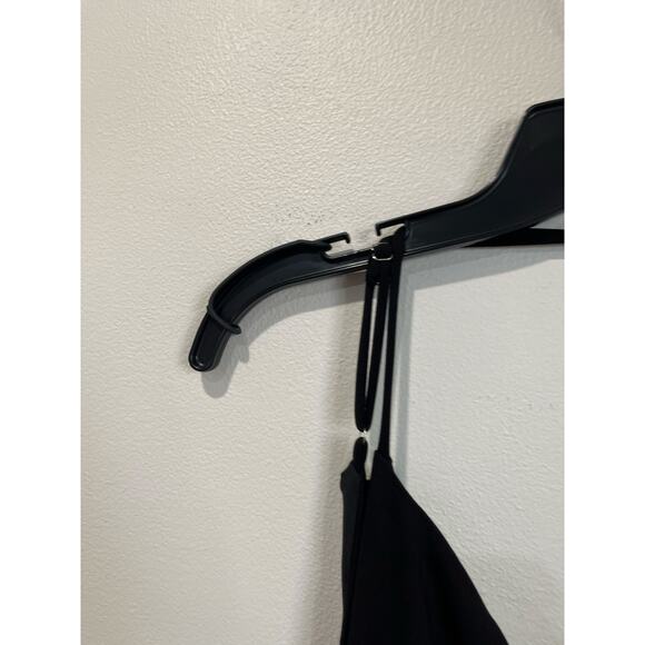 Babyboo Beatrix Maxi Dress Black Slit Formal Evening Gown NWT XS Y2K - Picture 8 of 10